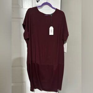 Universal Standard Black Cherry Avenir Dress